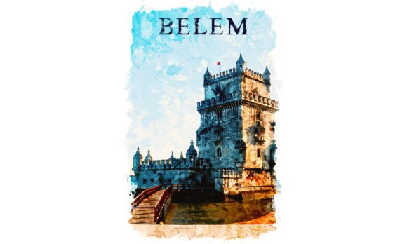 Belem South America Watercolor Illustrations for Modern Brand Storytelling