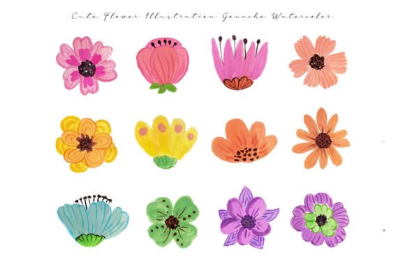 Flower Illustration Gouache Watercolor Review