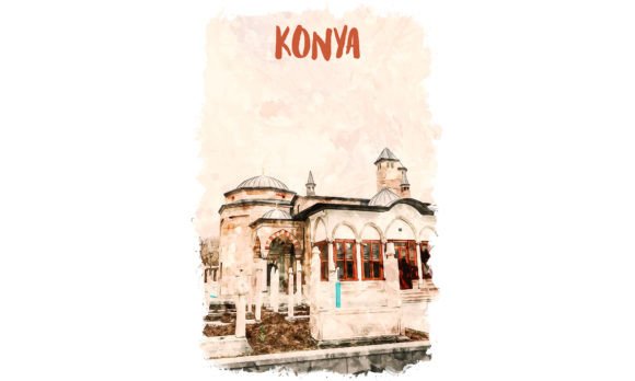 Konya Asia Watercolor Illustrations Review