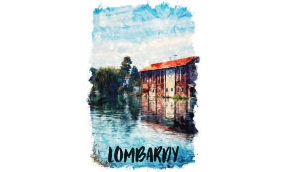 Lombardy Europe Watercolor Poster Review