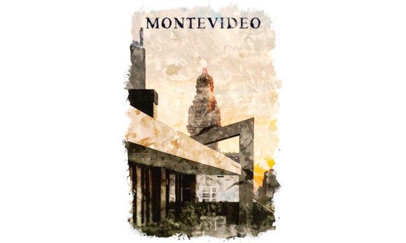 Montevideo South America Watercolor: A Fresh Editorial Illustration for Blog & Content Design