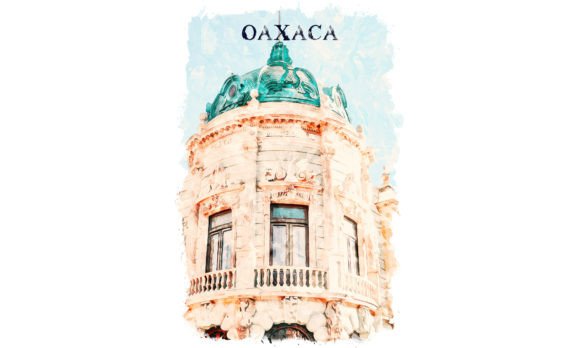 Oaxaca Central America Watercolor Illustrations for Digital Sellers