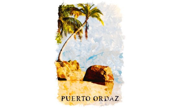Puerto Ordaz South America Watercolor Illustrations for Digital Sellers