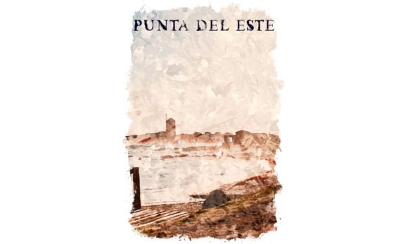 Punta Del Este South America Watercolor: A Fresh Illustrations Asset for Modern Branding